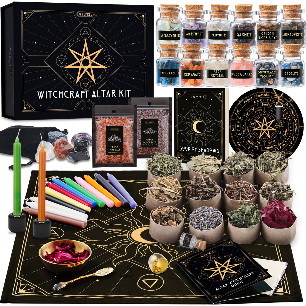 77 Piece Complete Altar Witchcraft Kit
