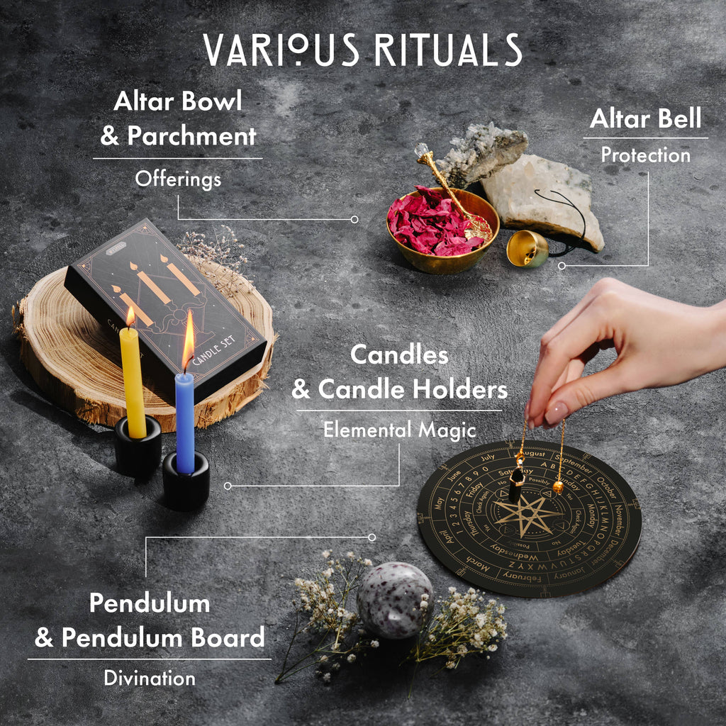 77 Piece Complete Altar Witchcraft Kit